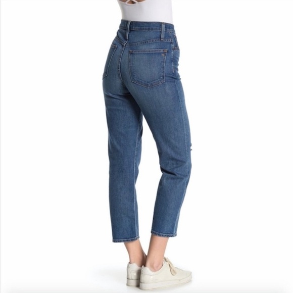 Madewell Distressed Classic Straight Jeans - Picture 2 of 9